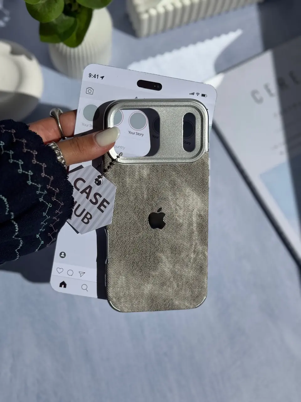 قاب طرح جین (کدC2085) - تصویر 9