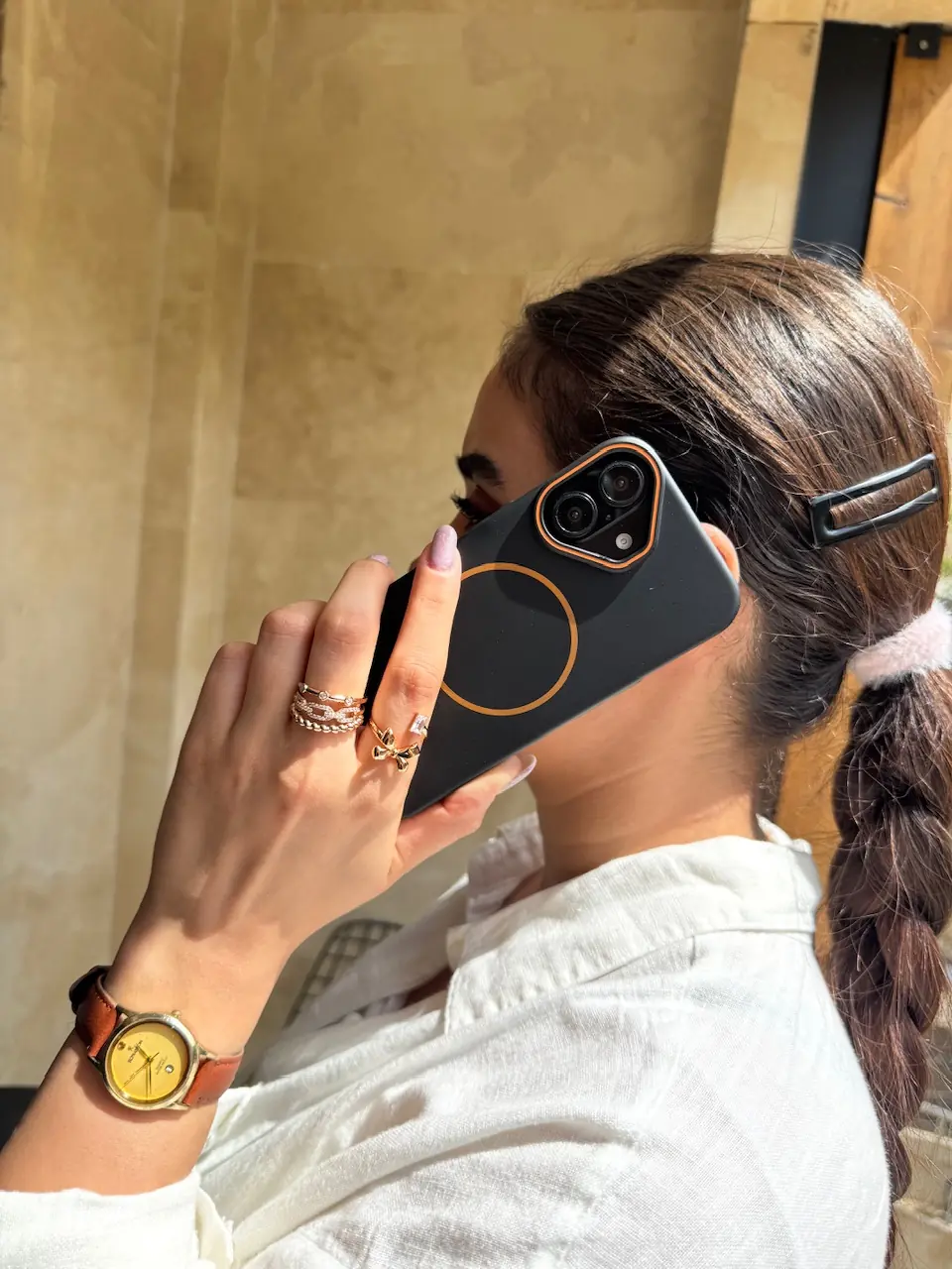 قاب لاین نارنجی مگ سیف (کدC1984)