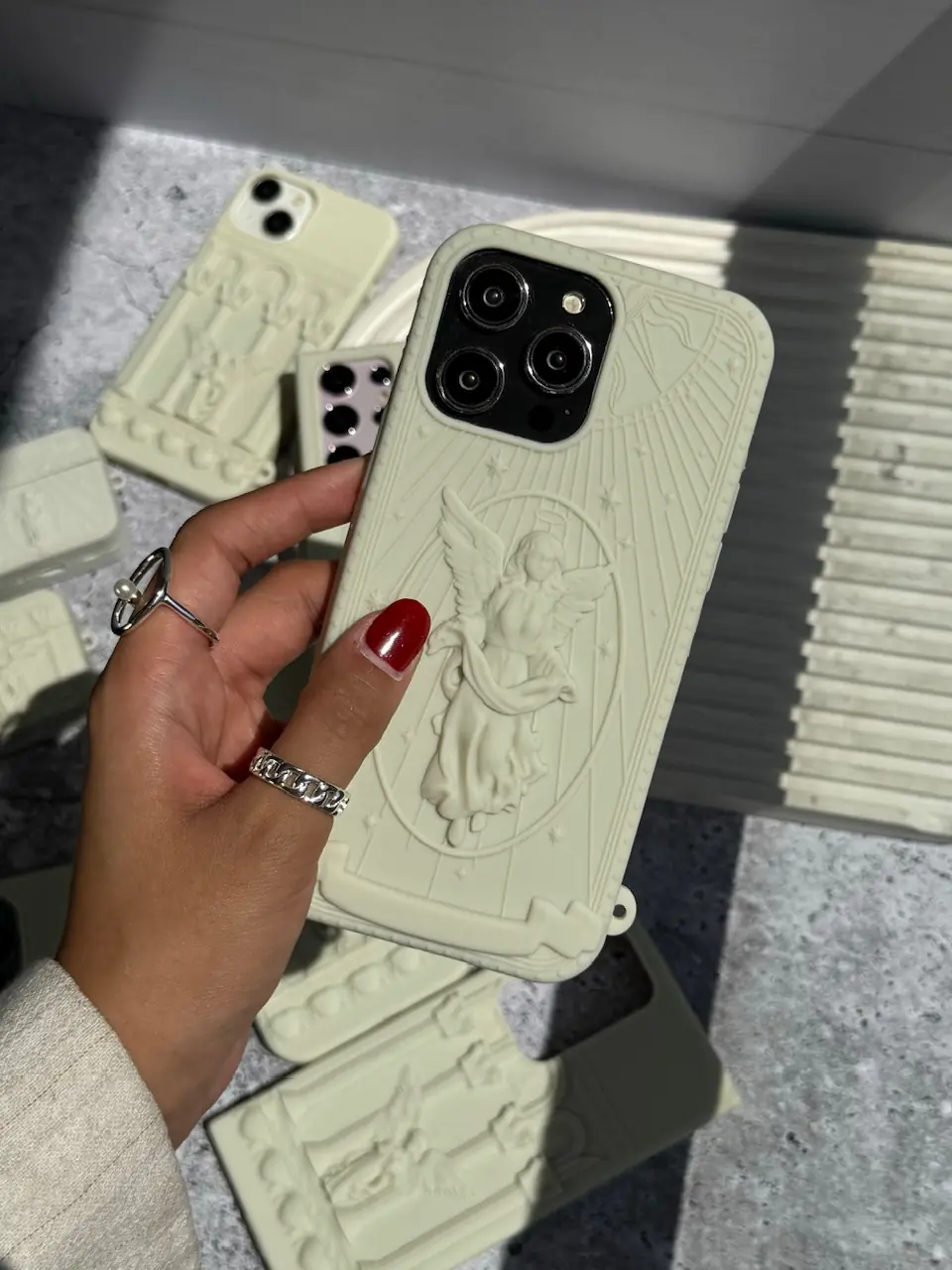 قاب فرشته آیفون سامسونگ شیائومی طرح ستاره (کدC1699)