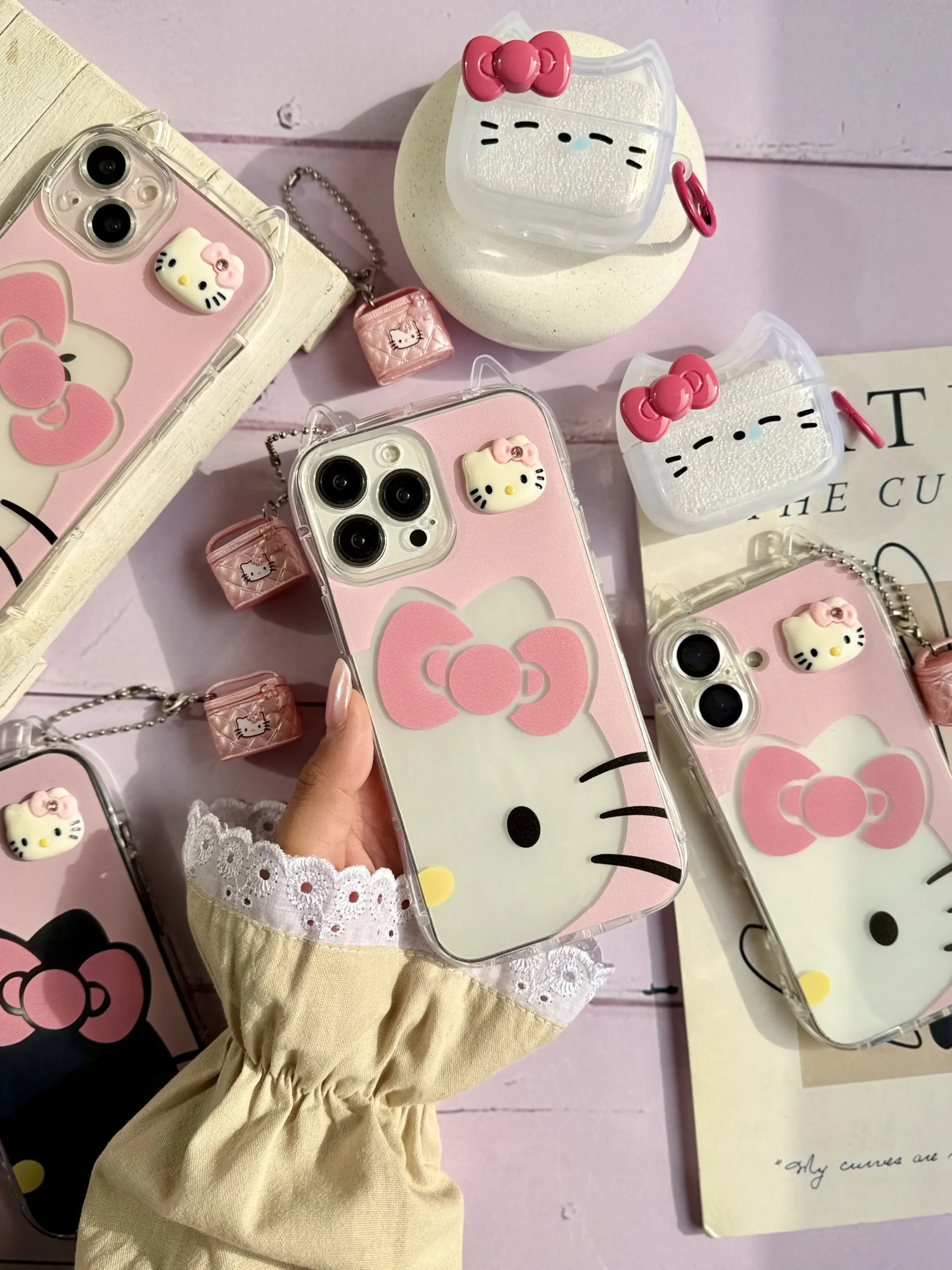 قاب هلوکیتی گوش دار (بدون آویز) (کدC2158) - تصویر 2