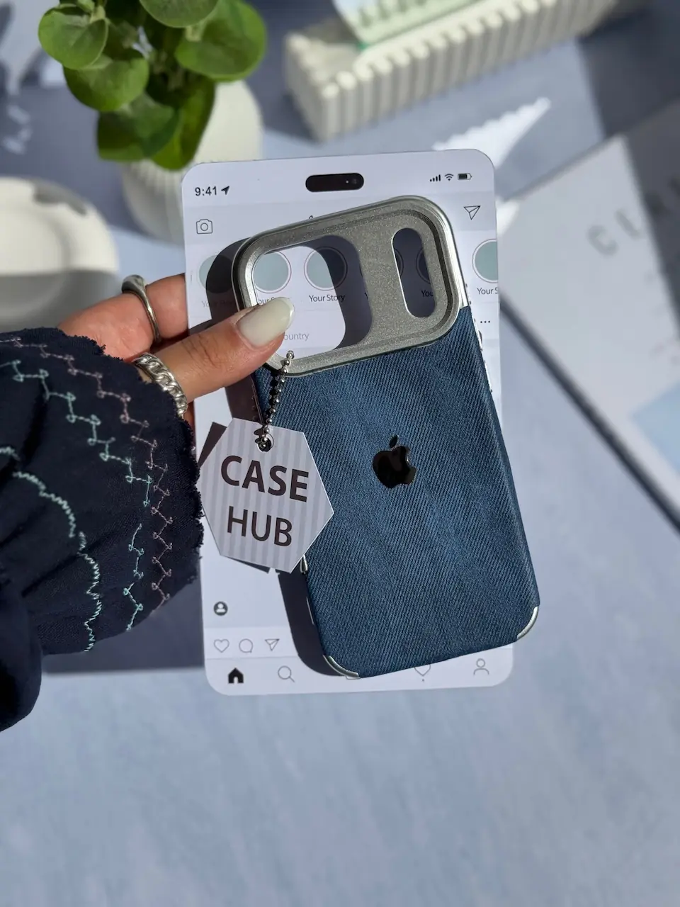 قاب طرح جین (کدC2085) - تصویر 3