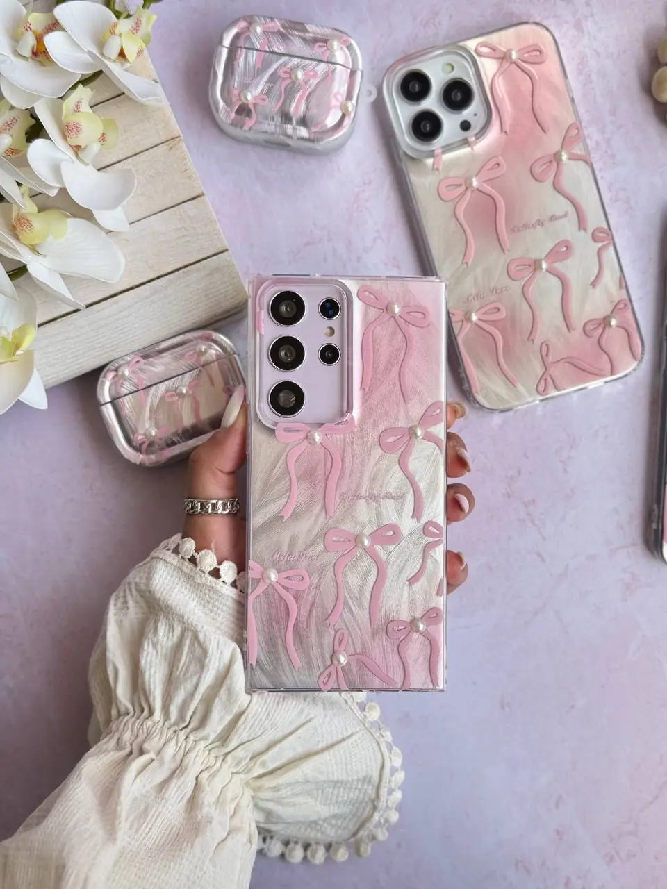 قاب Pink Ribbon آیفون ، سامسونگ ، شیائومی (کدC2015)