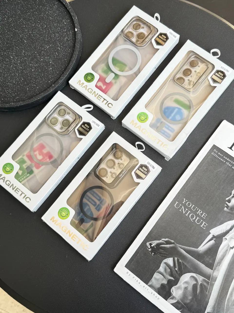 قاب Matte CasePro Lens with MagSafe استند شو با لنز رینگی (کدC1608) - تصویر 3