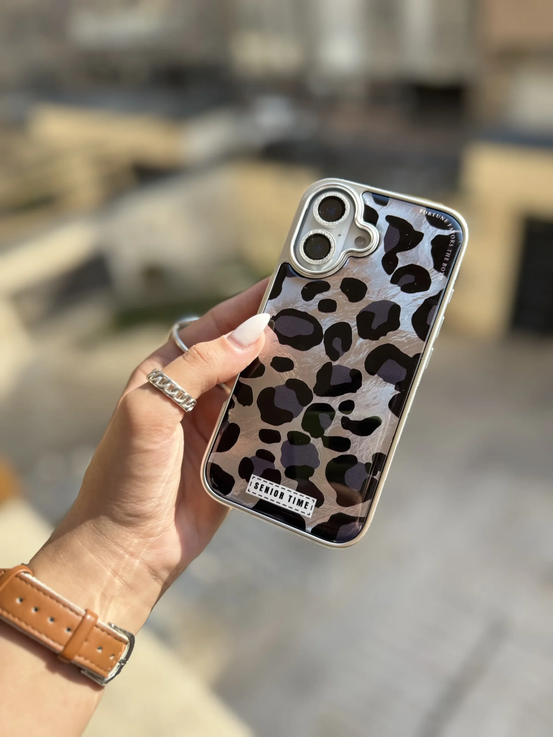 قاب Senior Time پلنگی آیفون (کدC1945) - تصویر 3