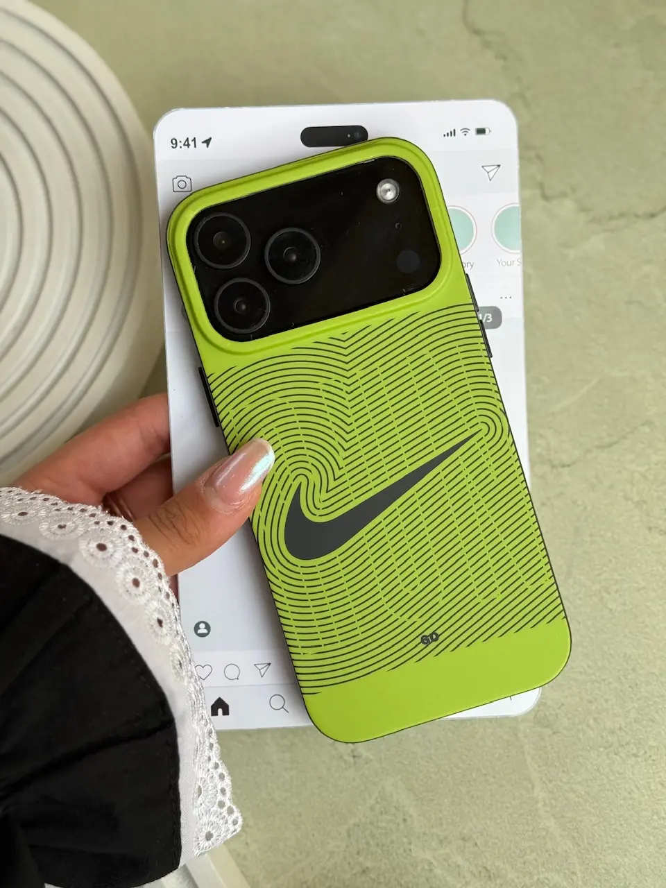 قاب نایک اثر انگشت آیفون (کدC2163) - تصویر 3