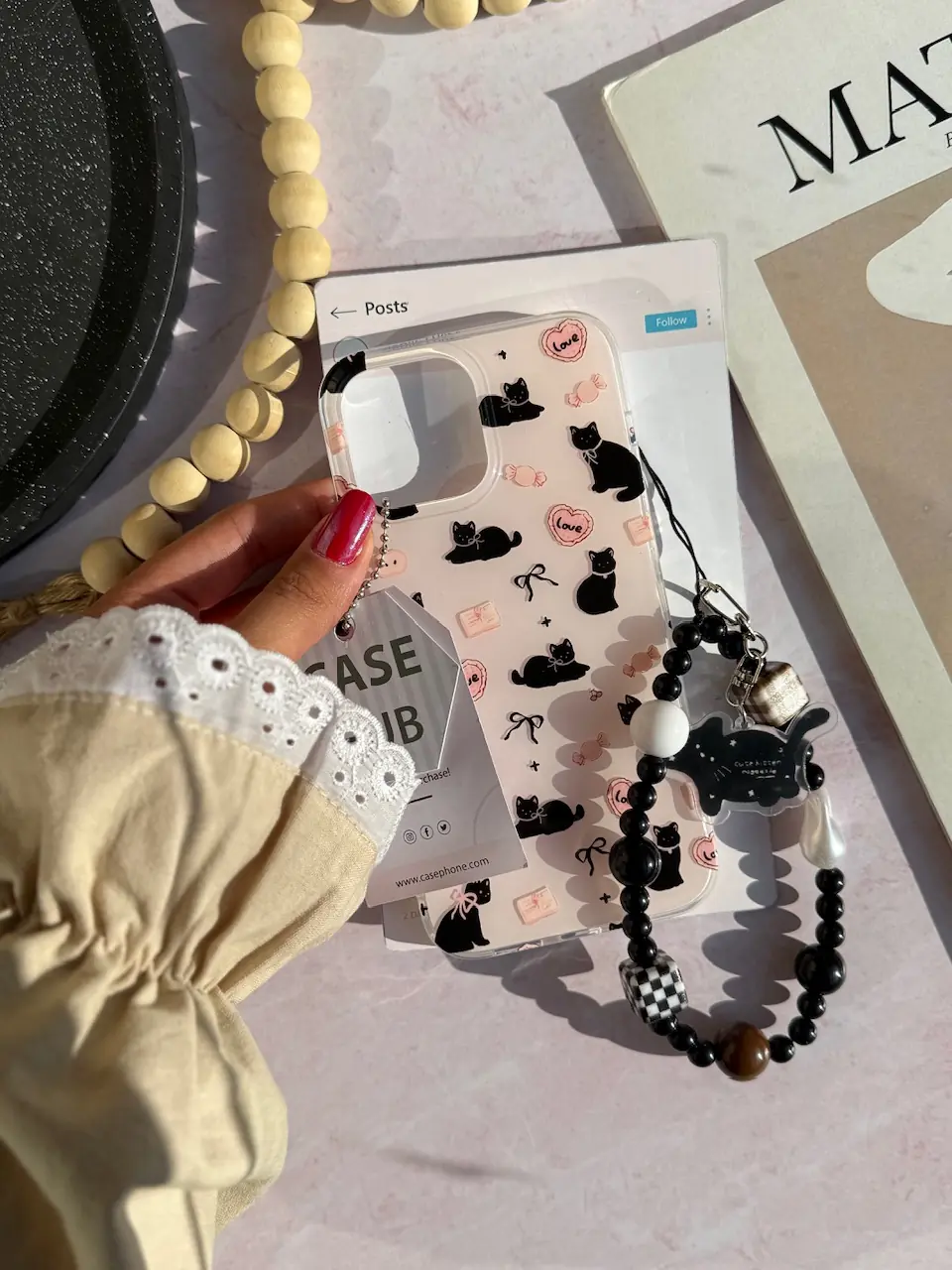 قاب پاپیون کت با آویز (کدC2168) - تصویر 21