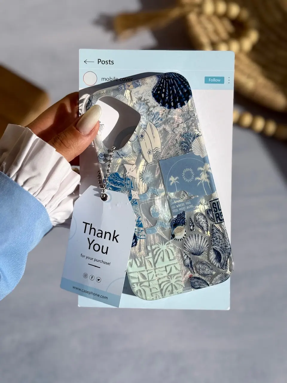 قاب ساحل آیفون (کدC2115) - تصویر 2