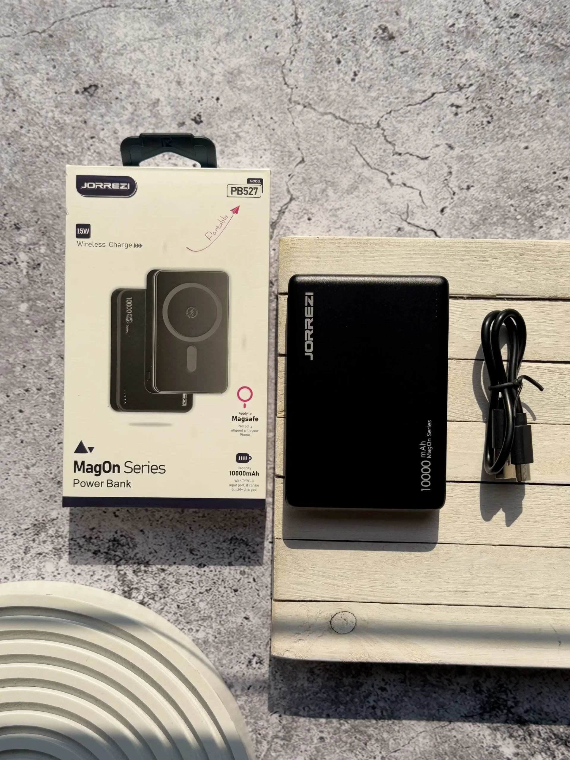 پاور بانک 10 هزار MagOn Series برند JORREZI (کدB9016) - تصویر 3