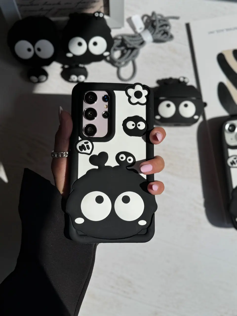 قاب میکروب هپل سیلیکونی آیفون ، سامسونگ ، شیائومی (کدC1849) - تصویر 4