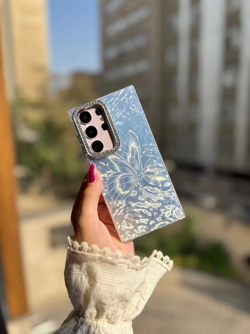 قاب پروانه بی نهایت آیفونی و اندرویدی (کدC2052) - تصویر 2